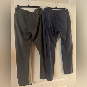 2 pairs of womens under armour golf pants like new size 10